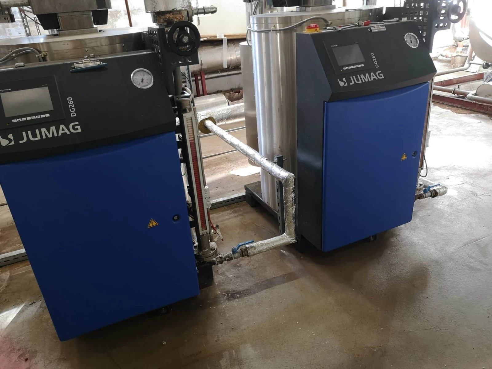 JUMAG generator pare u Delitzscher Schokoladenfabrik